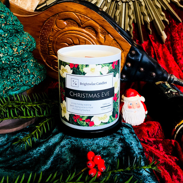 Christmas Eve Scented Soy Wax Candle - Brightwise Candles
