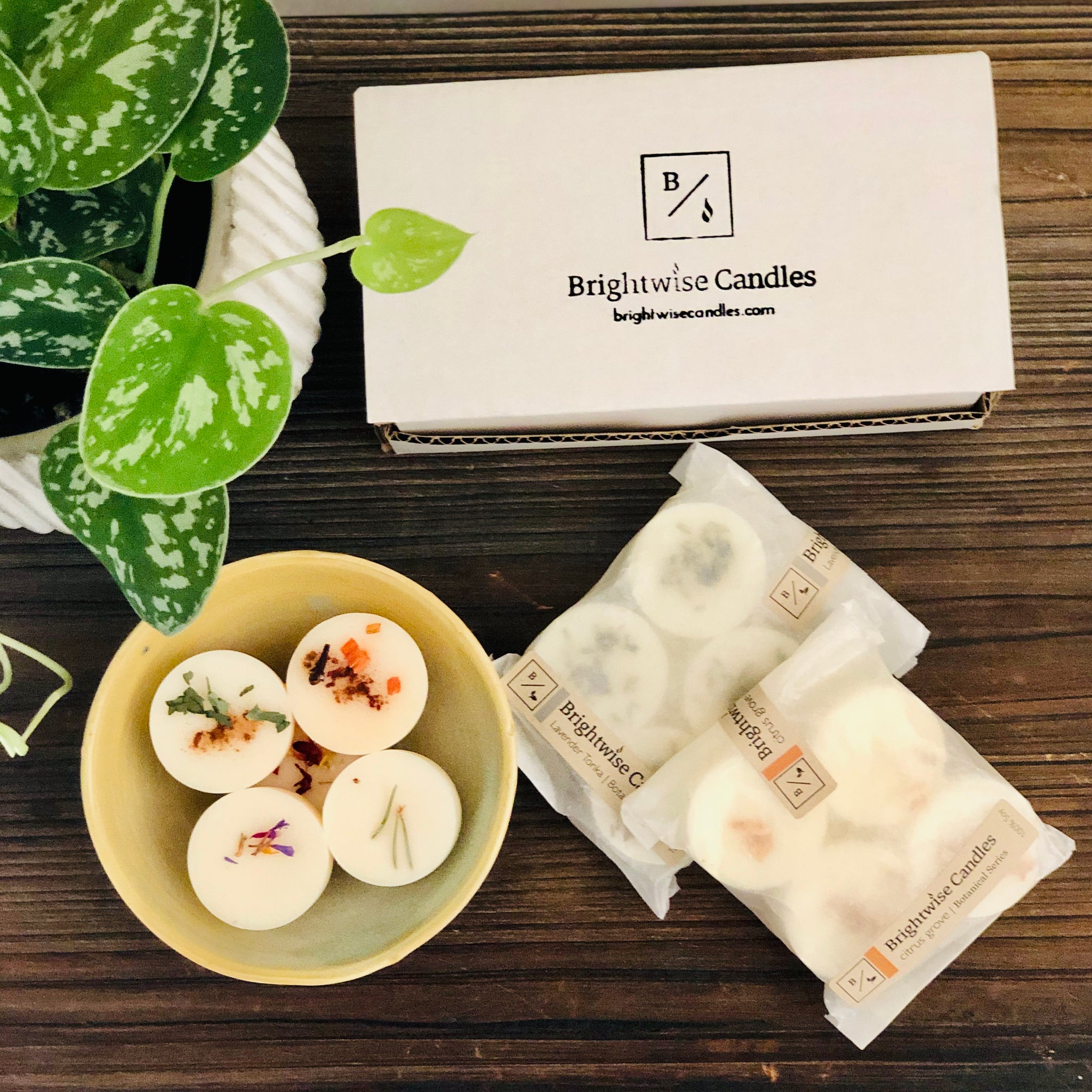 Monthly Small Wax Melt Subscription Box - Brightwise Candles