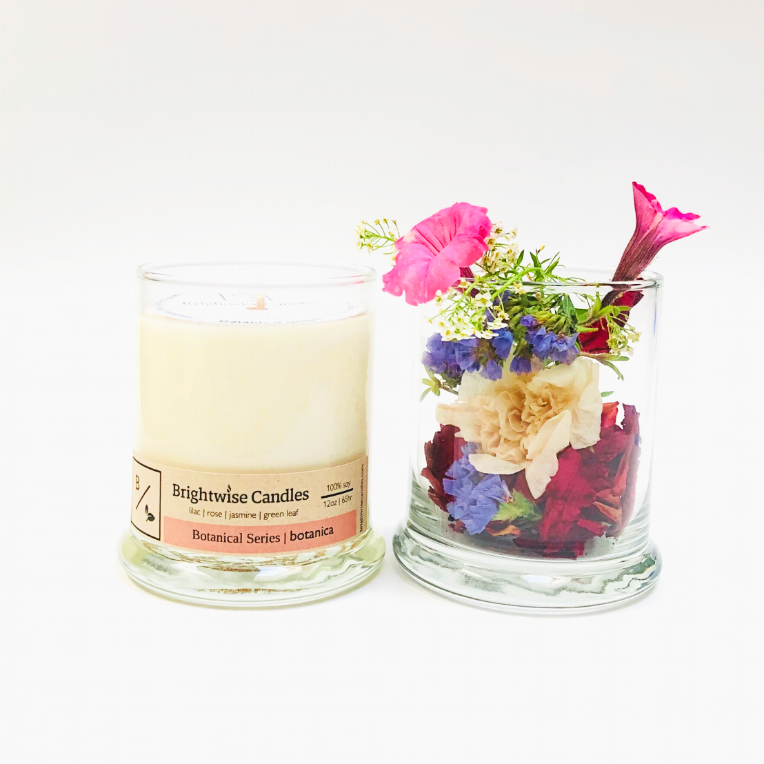 Botanica Scented Soy Wax Candle - Brightwise Candles