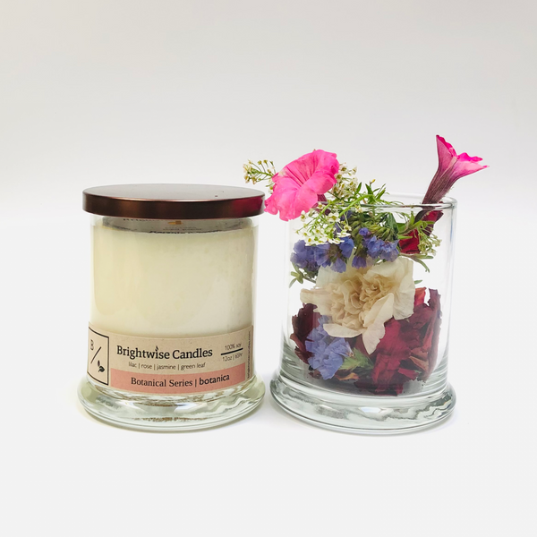 Botanica Scented Soy Wax Candle - Brightwise Candles