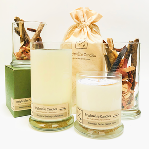 Cedar Moon Scented Soy Wax Candle - Brightwise Candles