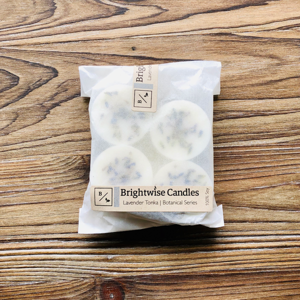 Lavender Tonka Scented Soy Wax Melts - Brightwise Candles
