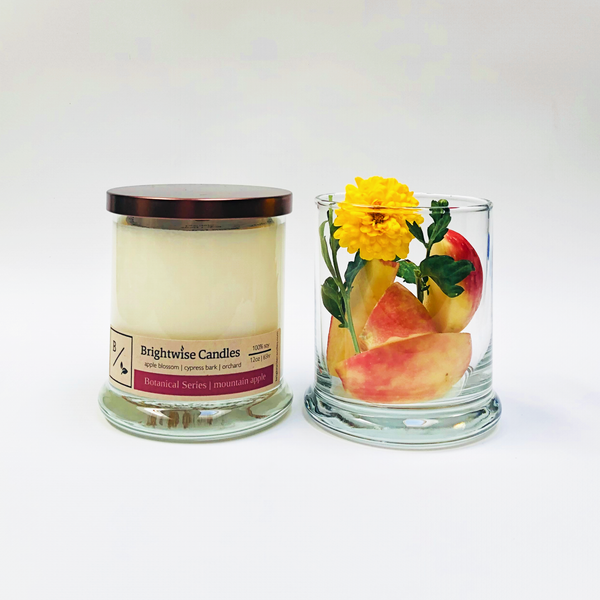 Mountain Apple Scented Soy Wax Candle - Brightwise Candles