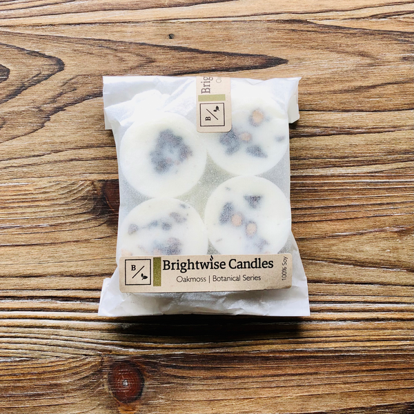 Oakmoss Scented Soy Wax Melts - Brightwise Candles