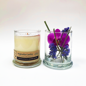 Orchid Shade Scented Soy Wax Candle - Brightwise Candles