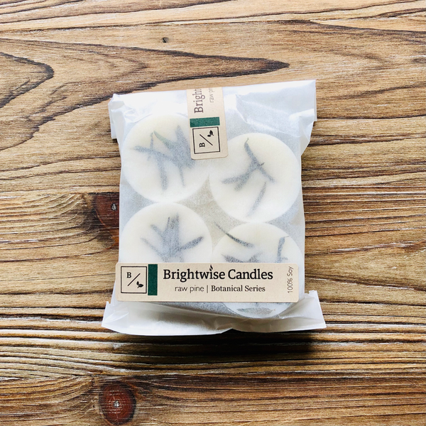 Raw Pine Scented Soy Wax Melts - Brightwise Candles